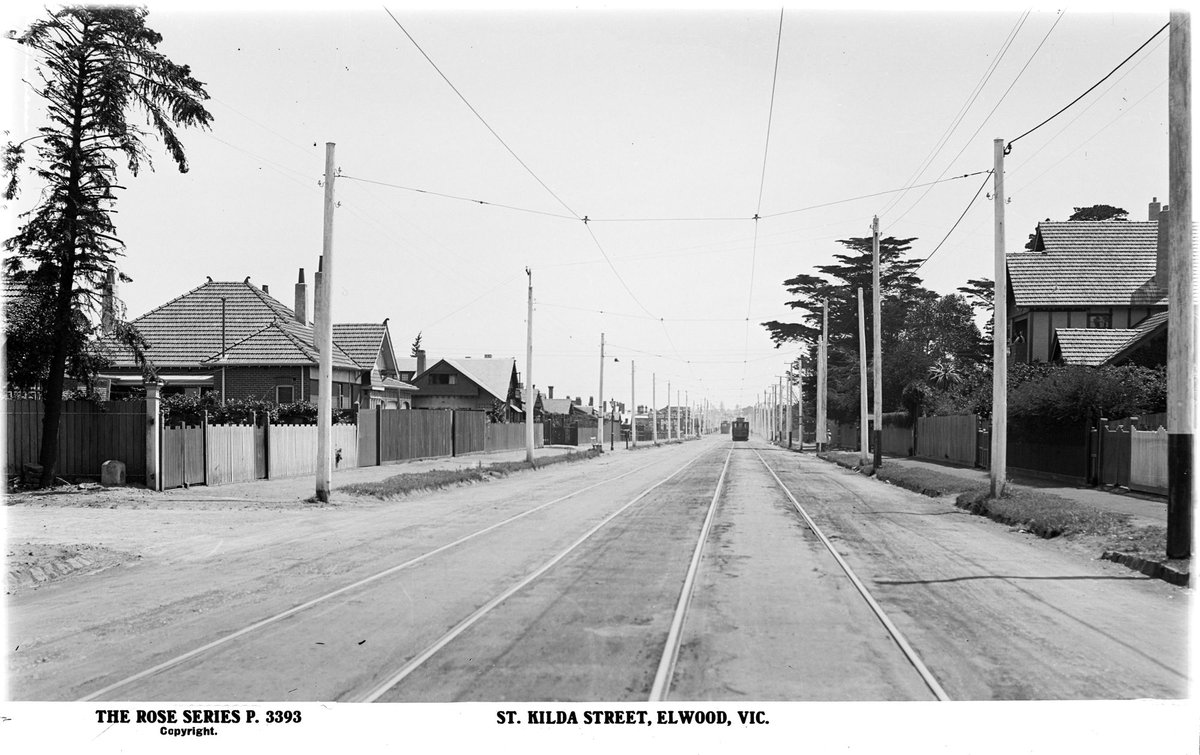 St. Kilda Street, Elwood, Vic (1920–54)