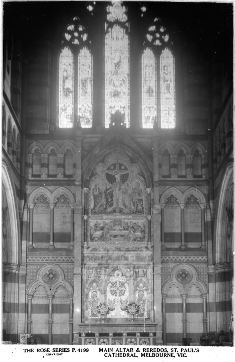 MAIN ALTER & REREDOS, ST. PAUL'S CATHEDRAL, MELBOURNE, VIC, Melbourne City (1920–54)