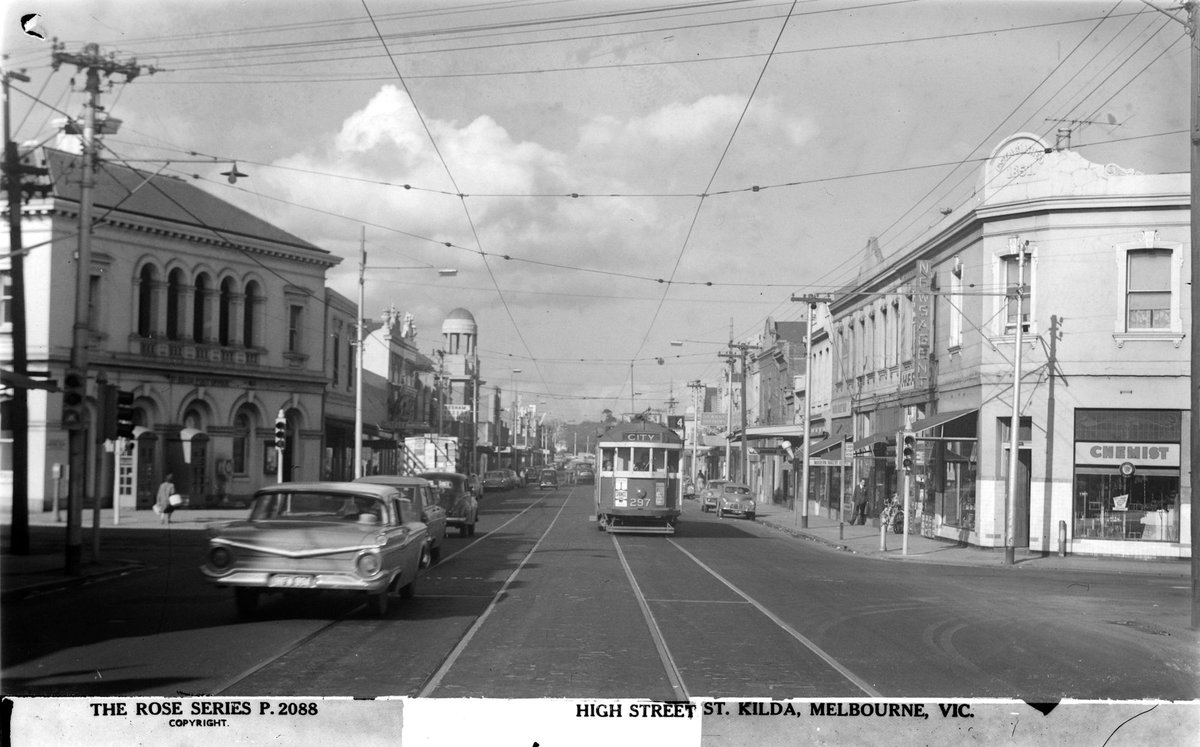 The High Street, St. Kilda, Melbourne, Vic, St Kilda (1920–54)