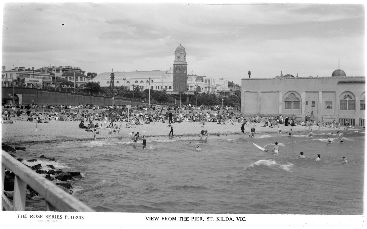 VIEW FROM THE PIER, ST. KILDA, VIC, St Kilda (1920–54)