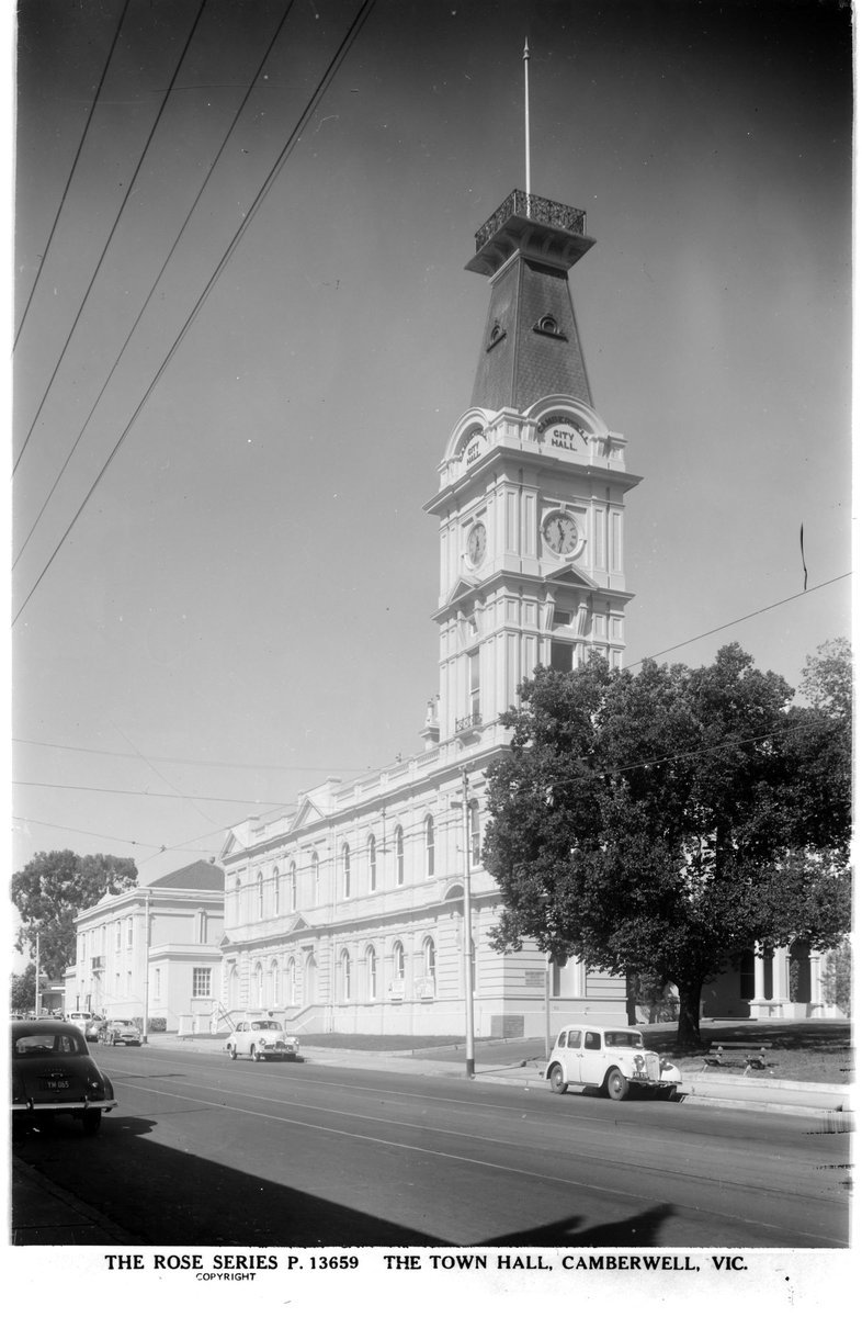 THE TOWN HALL, CAMBERWELL, VIC (1920–54)