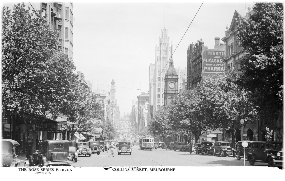 COLLINS STREET, MELBOURNE, Melbourne City (1920–54)