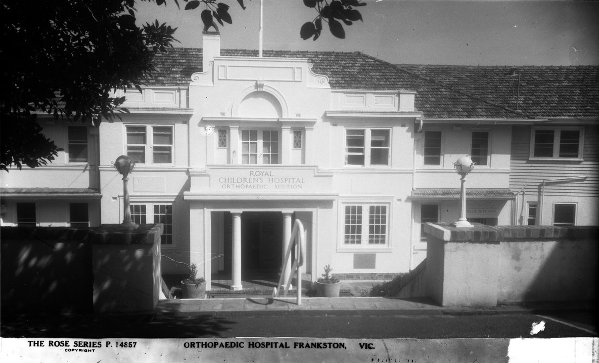 ORTHOPAEDIC HOSPITAL FRANKSTON, VIC (1920–54)
