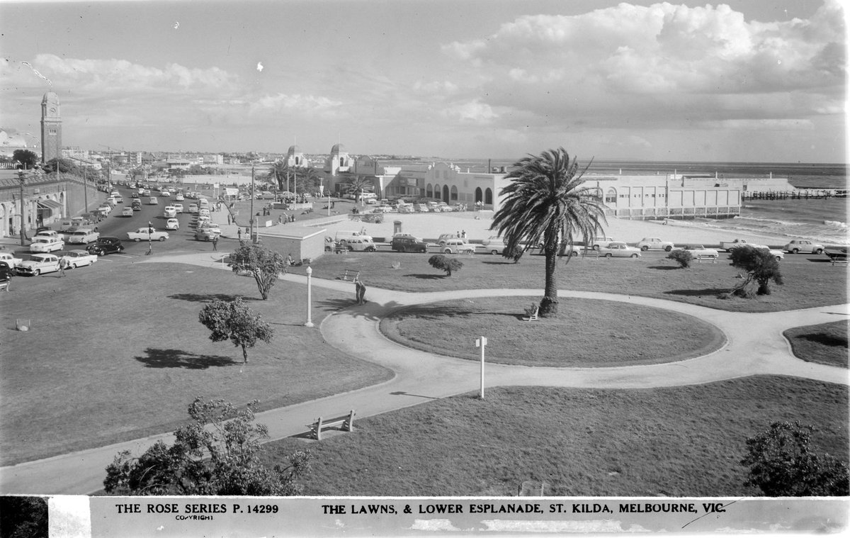 THE LAWNS & LOWER ESPLANADE, ST. KILDA, MELBOURNE, VIC, St Kilda (1920–54)