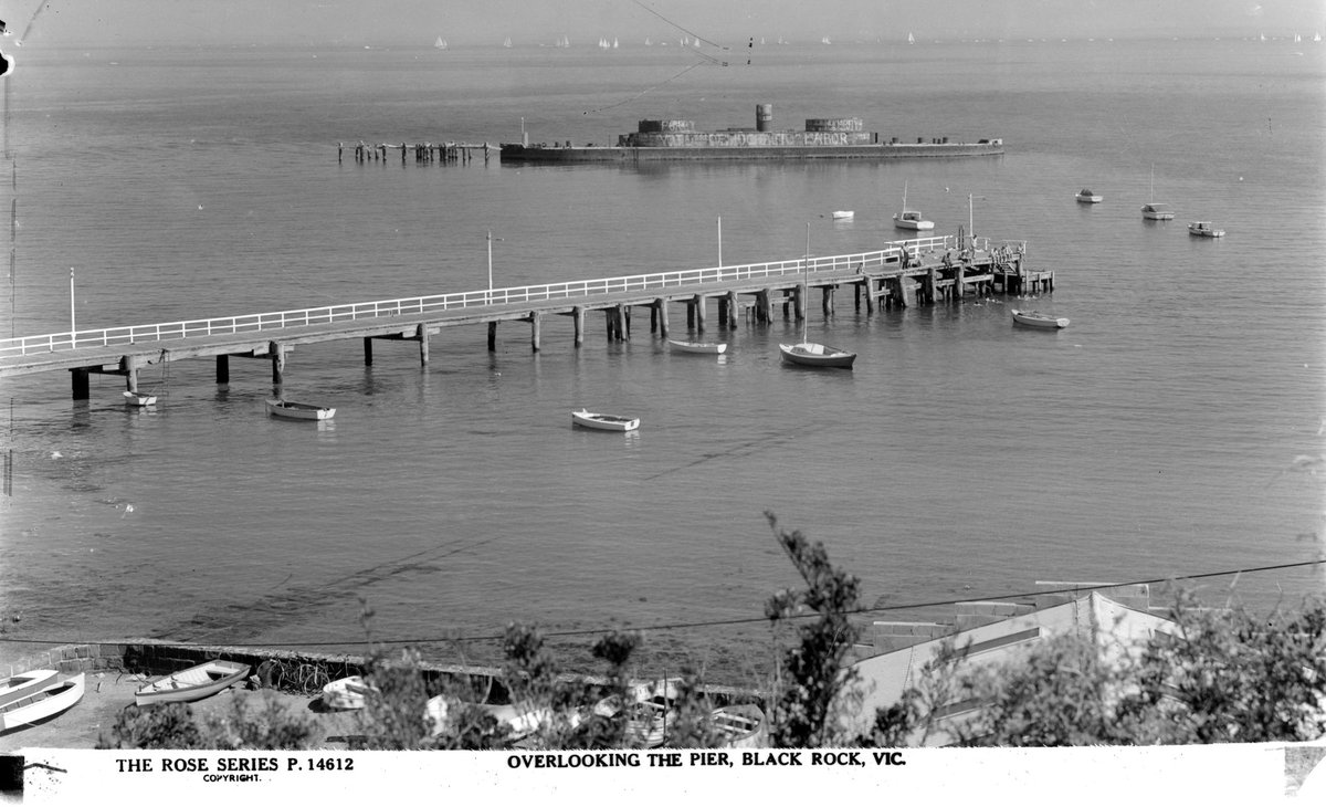 OVERLOOKING THE PIER, BLACK ROCK, VIC (1920–54)