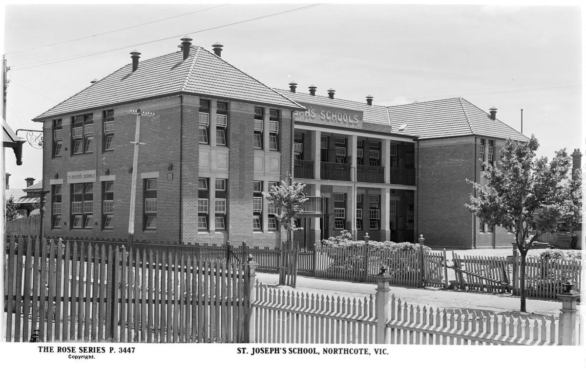 St. Joseph's School, Northcote, Vic (1920–54)