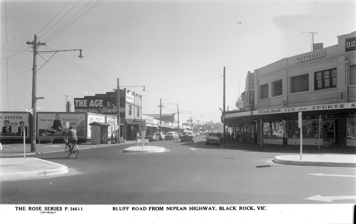 BLUFF ROAD FROM NEPEAN HIGHWAY, BLACK ROCK, VIC (1920–54)