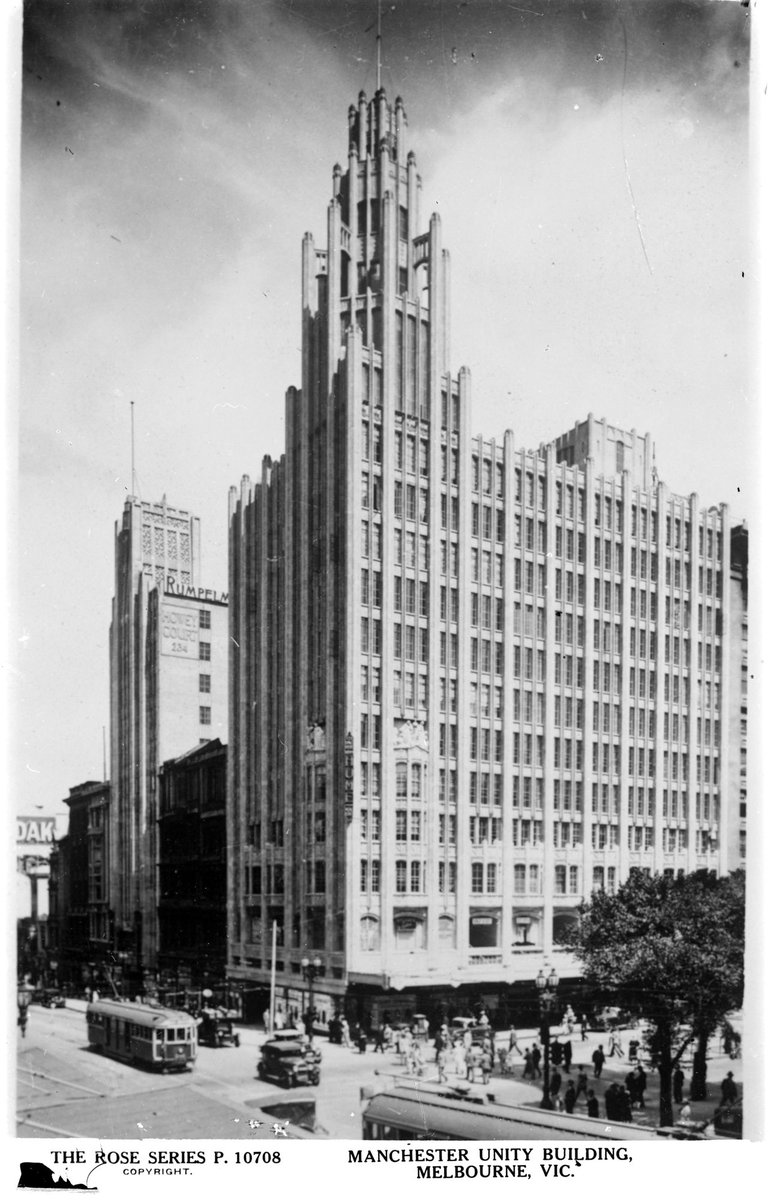 MANCHESTER UNITY BUILDING, MELBOURNE, VIC, Melbourne City (1920–54)