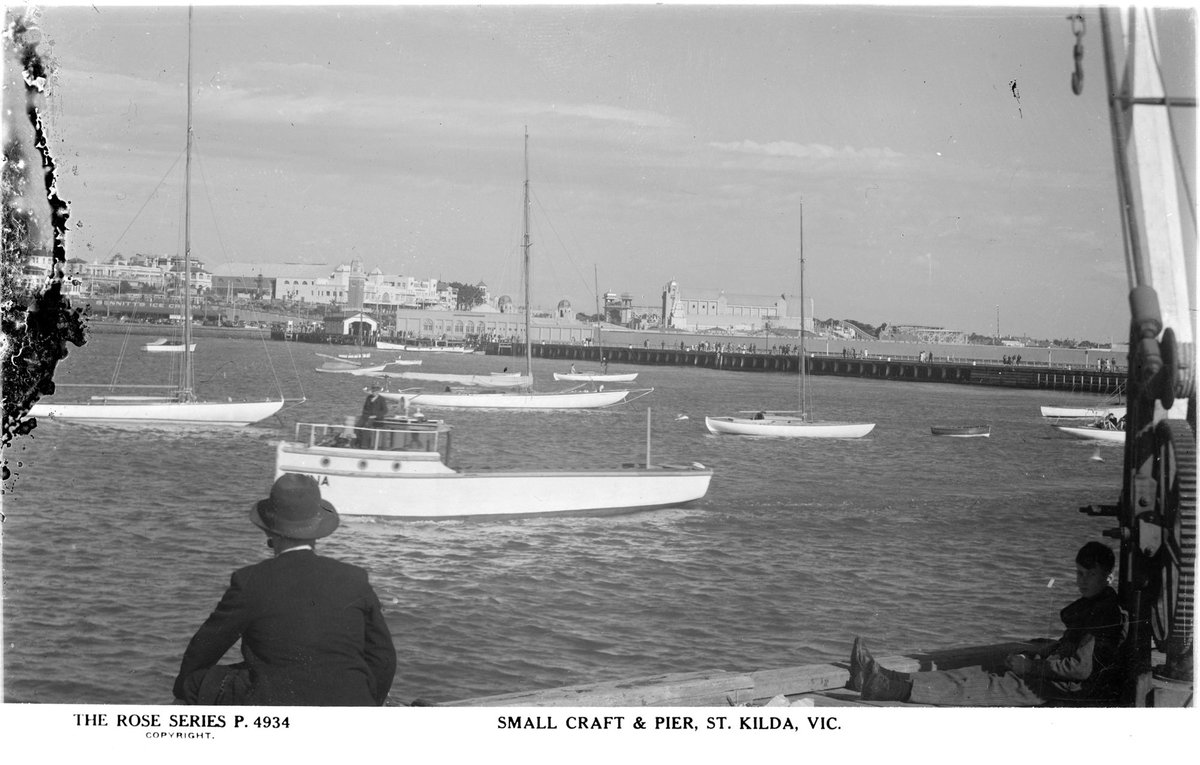 SMALL CRAFT & PIER, ST. KILDA, VIC, St Kilda (1920–54)