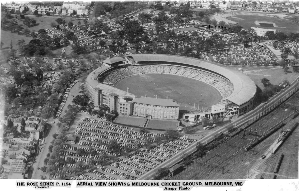 Aerial View Showing Melbourne Cricket Ground, Melbourne, Vic, East Melbourne (1920–54)
