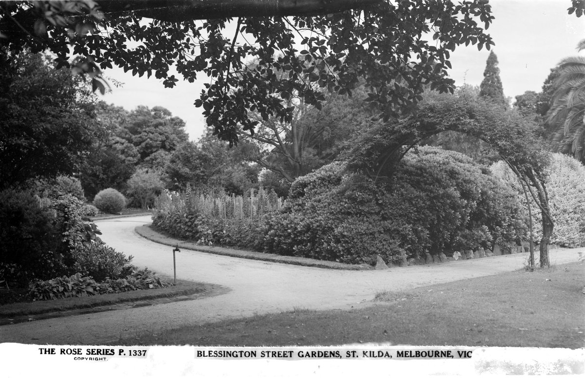 "BLESSINGTON STREET GARDENS, ST. KILDA, MELBOURNE, VIC.", St Kilda (1920–54)