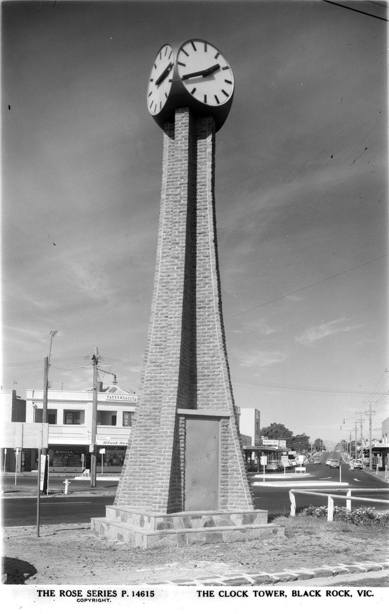 THE CLOCK TOWER, BLACK ROCK, VIC (1920–54)