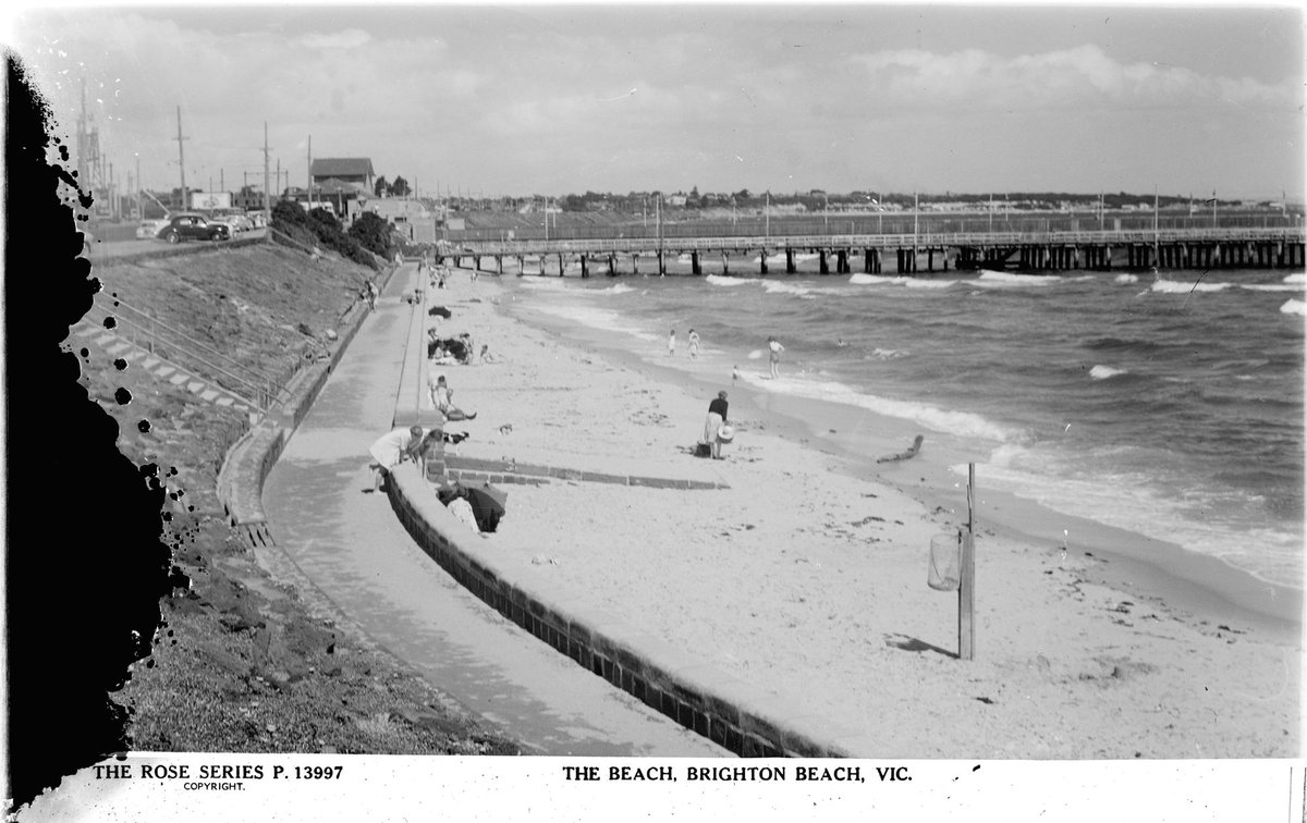 The Beach At Brighton Beach, Vic (1920–54)