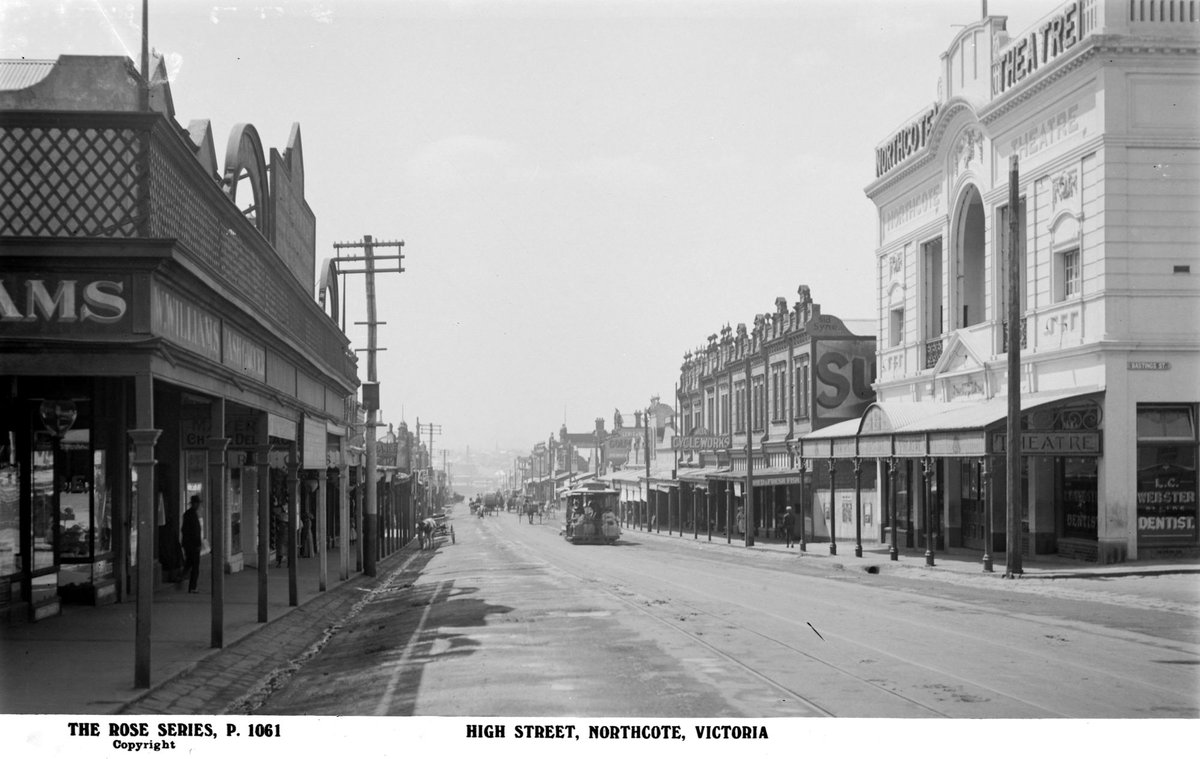"High Street, Northcote, Victoria" (1920–54)