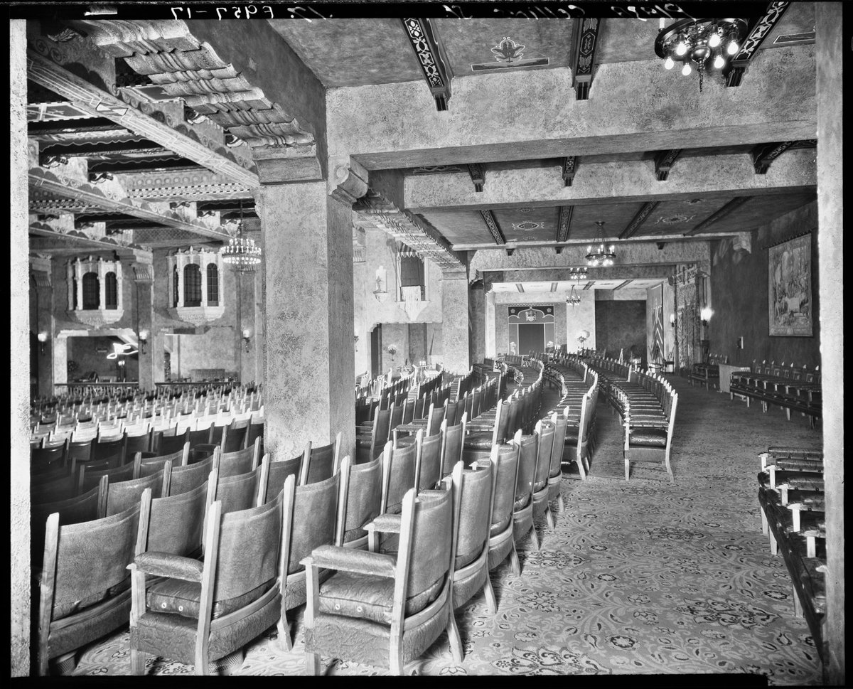 Interior views of Plaza Theatre, Collins Street, Melbourne, Melbourne City (1940s)