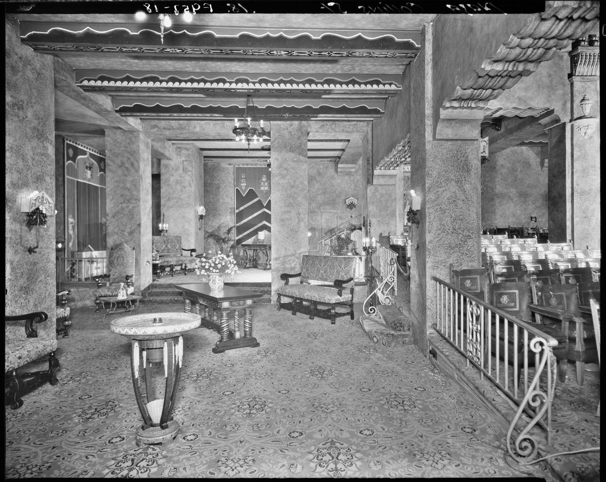 Interior views of Plaza Theatre, Collins Street, Melbourne, Melbourne City (1940s)