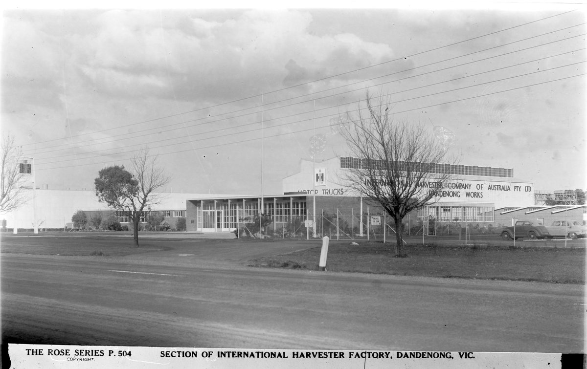 SECTION OF INTERNATIONAL HARVESTER FACTORY, DANDENONG, VIC (1920–54)