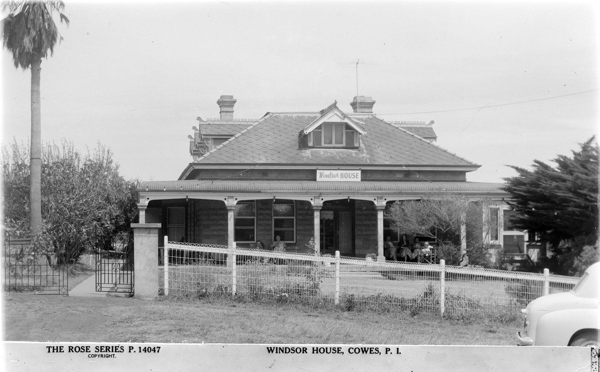 WINDSOR HOUSE, COWES, P. I. [i.e. Phillip Island] (1920–54)