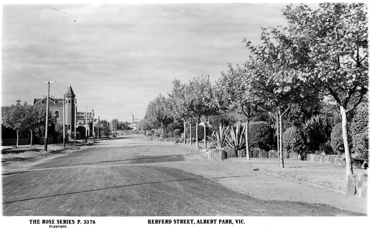 Kerferd Street, Albert Park, Vic (1920–54)