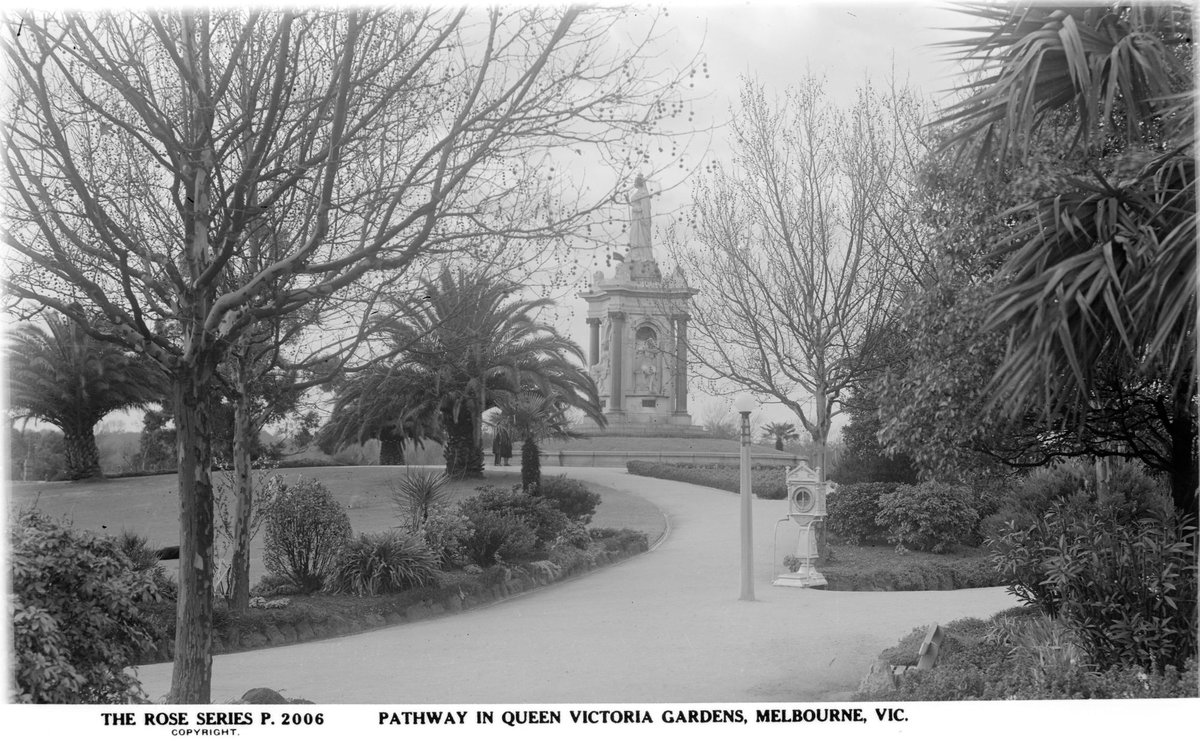 Pathway In Queen Victoria Gardens, Melbourne, Vic, Melbourne City (1920–54)