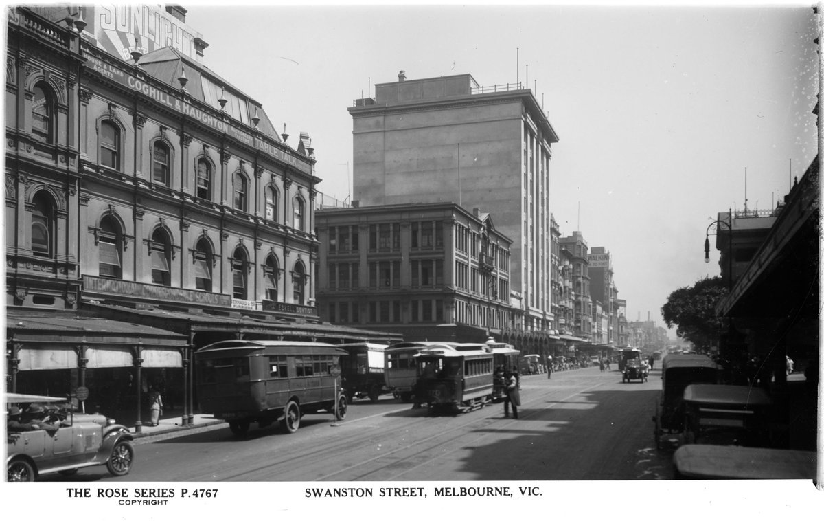 SWANSTON STREET, MELBOURNE, VIC, Melbourne City (1920–54)