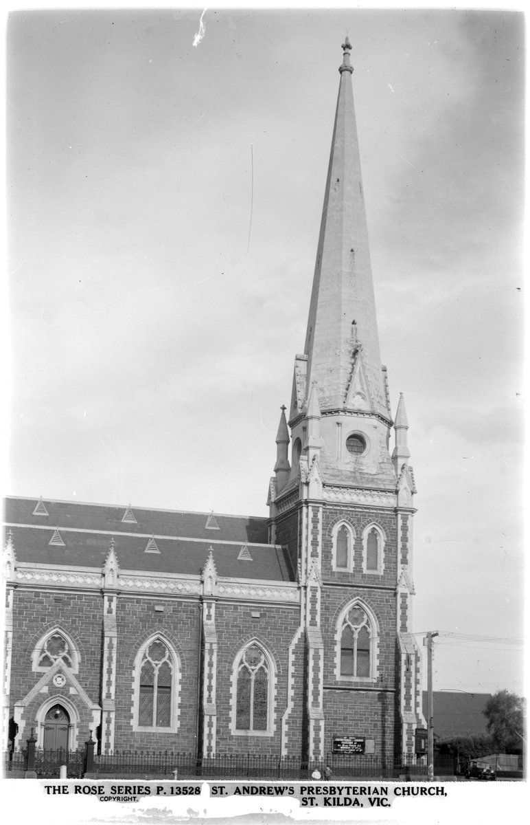 ST. ANDREW'S PRESBYTERIAN CHURCH, ST. KILDA, VIC, St Kilda (1920–54)