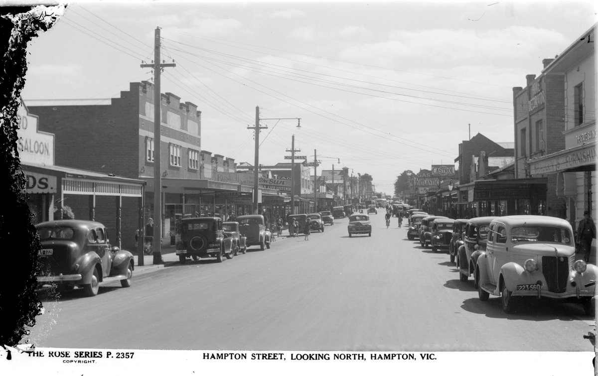 Hampton Street, Looking North, Hampton, Vic (1920–54)