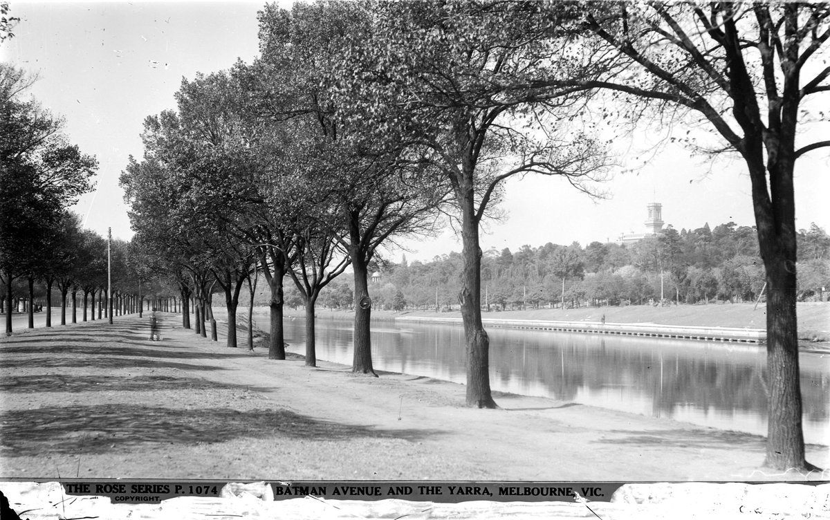 Batman Avenue And The Yarra, Melbourne, Vic, Yarra River (1920–54)