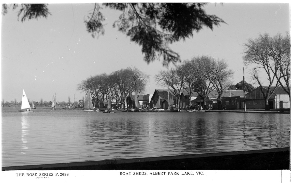 Boat Sheds, Albert Park Lake, Vic (1920–54)