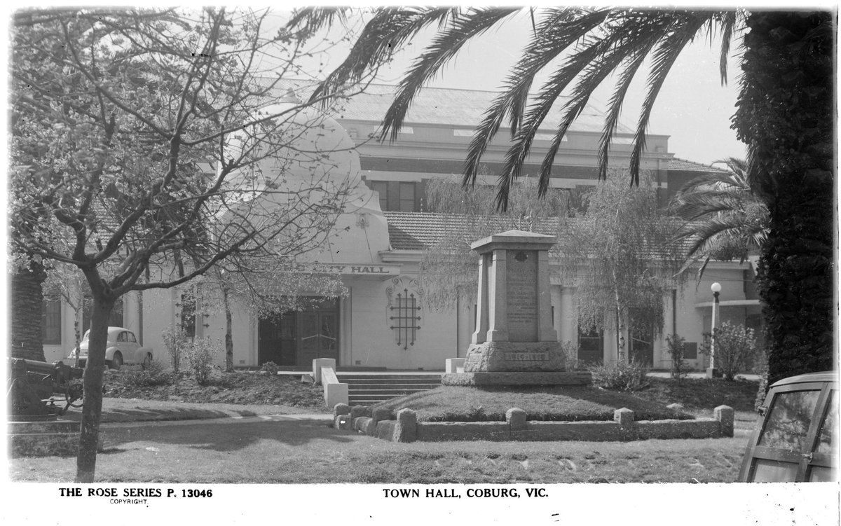TOWN HALL, COBURG, VIC (1920–54)