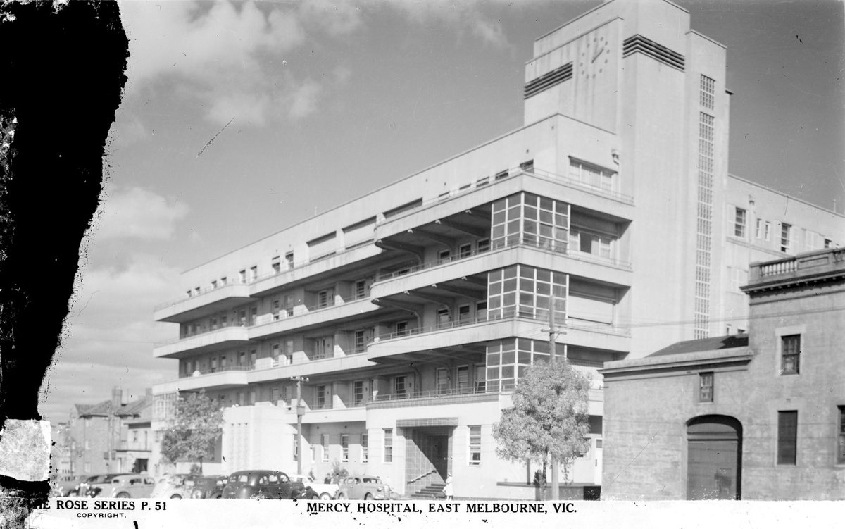 "MERCY HOSPITAL, EAST MELBOURNE, VIC." (1934–54)