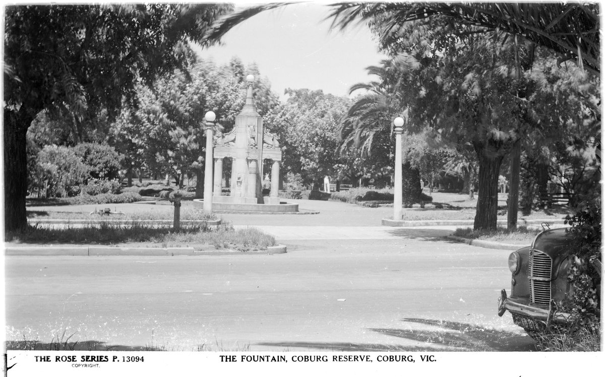 THE FOUNTAIN, COBURG RESERVE, COBURG, VIC (1920–54)