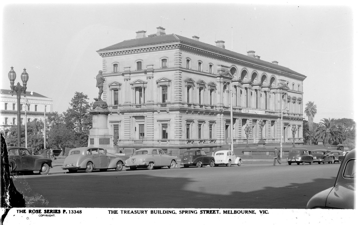 THE TREASURY BUILDING, SPRING STREET, MELBOURNE, VIC, Melbourne City (1920–54)