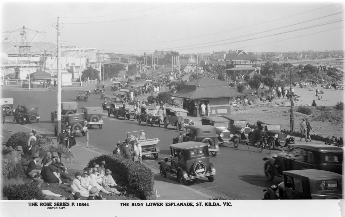 THE BUSY LOWER ESPLANADE, ST. KILDA, VIC, St Kilda (1920–54)