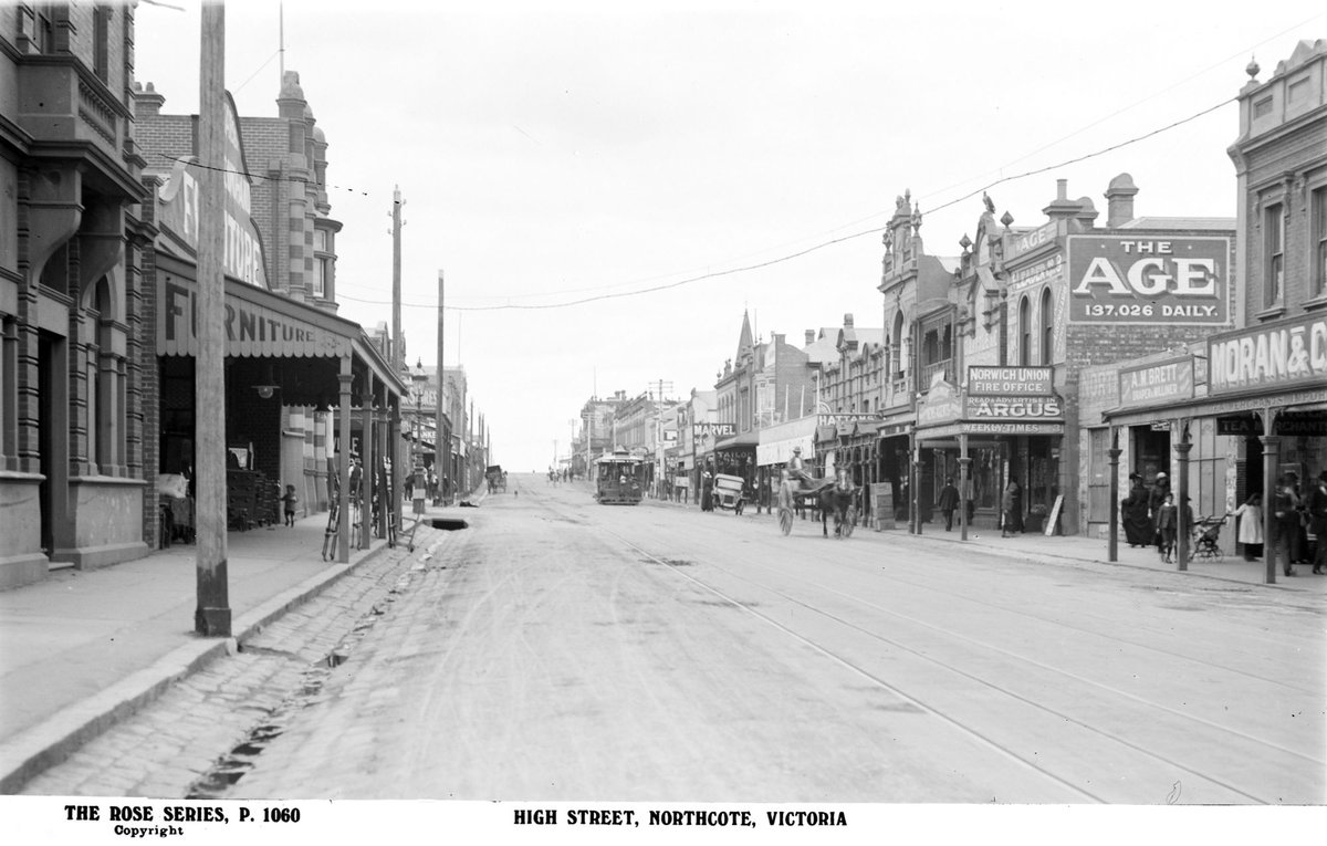 "High Street, Northcote, Victoria" (1920–54)