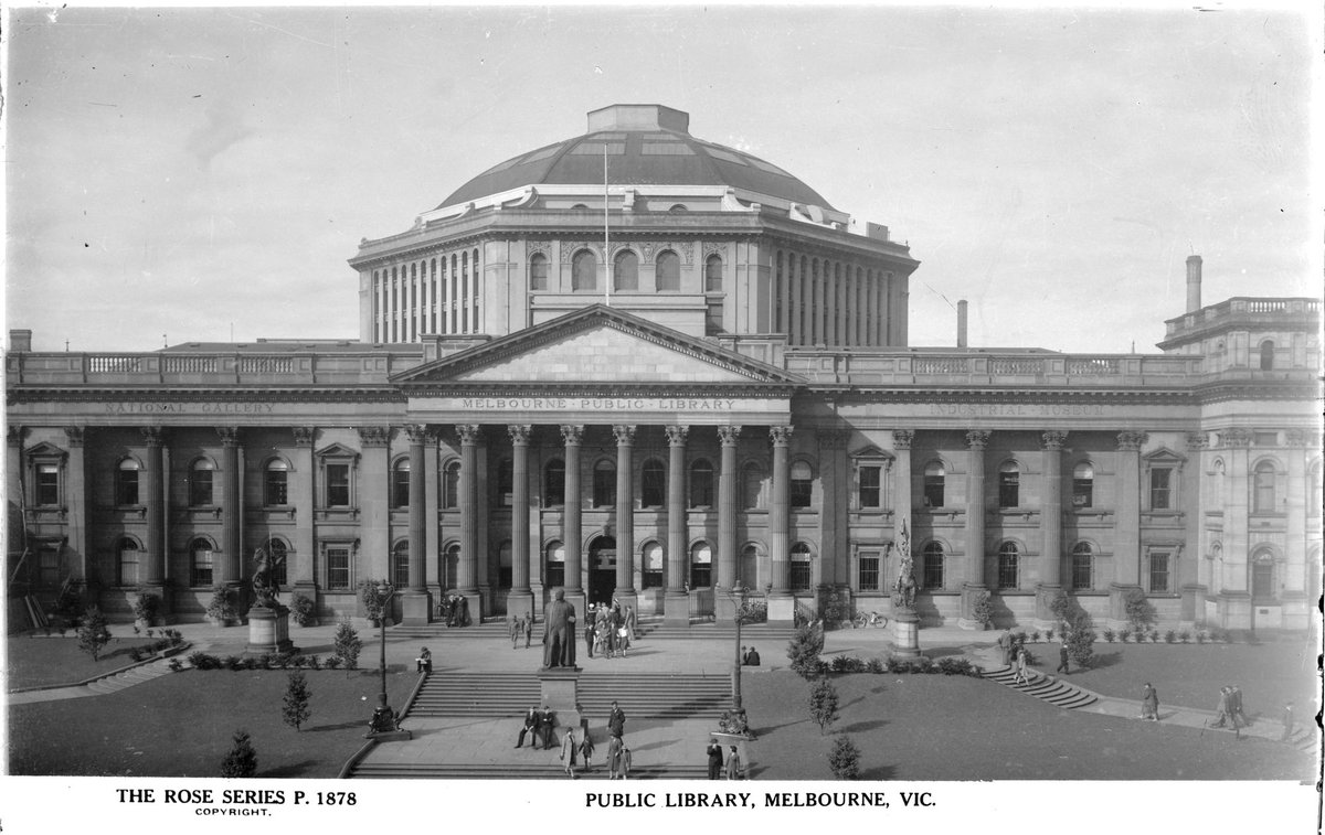 Public Library, Melbourne, Vic, Melbourne City (1920–54)