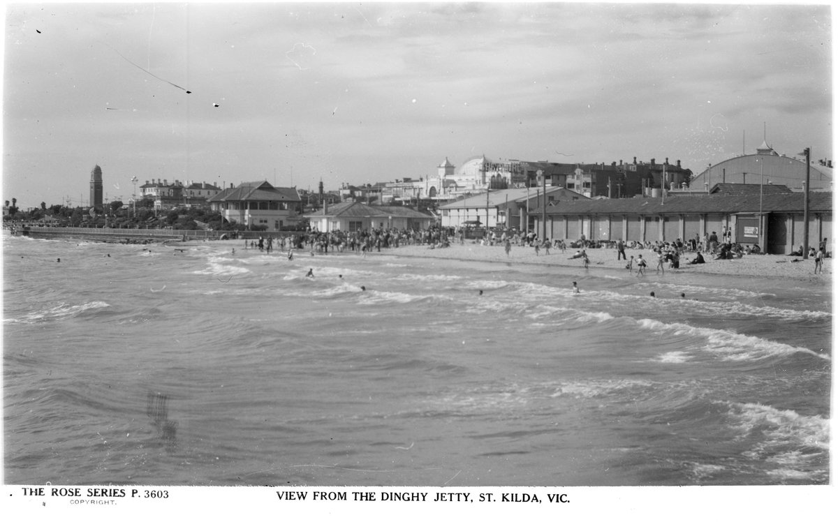 View From The Dinghy Jetty, St. Kilda, Vic, St Kilda (1920–54)