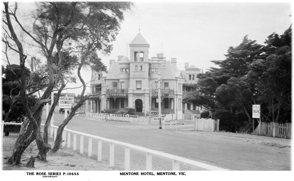 MENTONE HOTEL, MENTONE, VIC (1920–54)