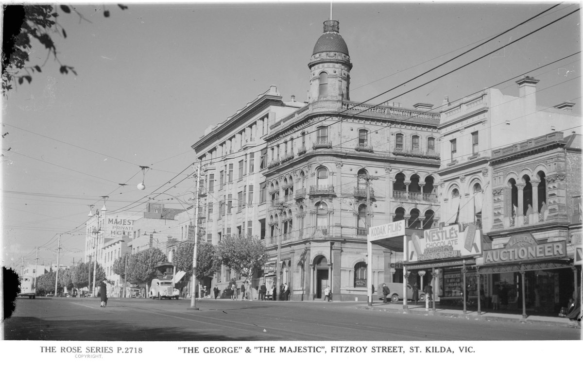 "The George" & "The Majestic" Fitzroy Street, St. Kilda, Vic, St Kilda (1920–54)