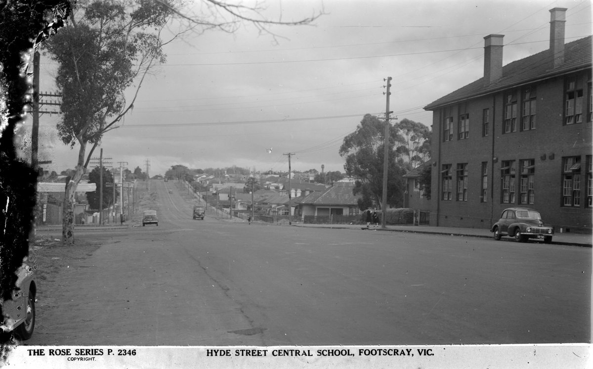 Hyde Street Central School, Footscray, Vic (1920–54)