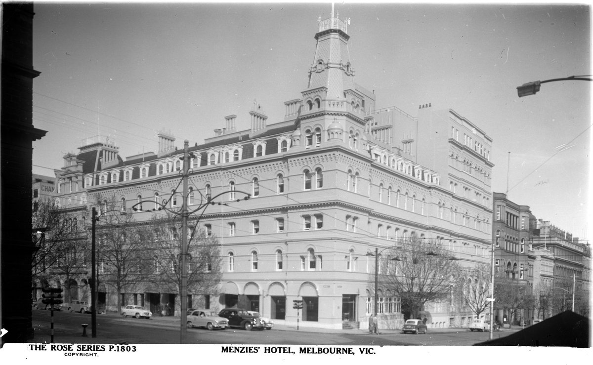 Menzies Hotel, Melbourne, Vic, Melbourne City (1920–54)