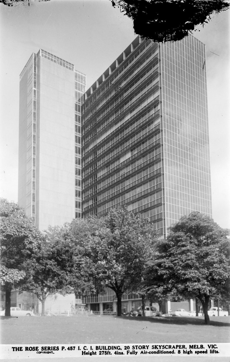 I.C.I. BUILDING, 20 STORY [i.e. storey] SKYSCRAPER, MELB. VIC, East Melbourne (1920–54)
