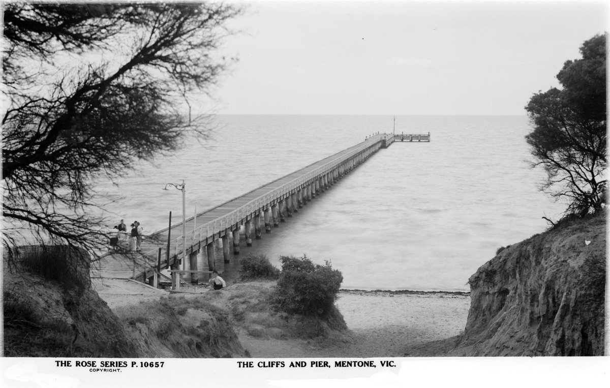 THE CLIFFS AND PIER, MENTONE, VIC (1920–54)