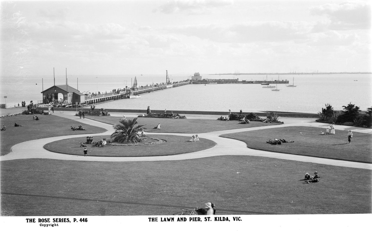 THE LAWN AND PIER, ST. KILDA, VIC, St Kilda (1920–54)