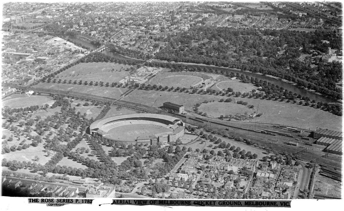 Aerial View Of Melbourne Cricket Ground, Melbourne, Vic, East Melbourne (1920–54)