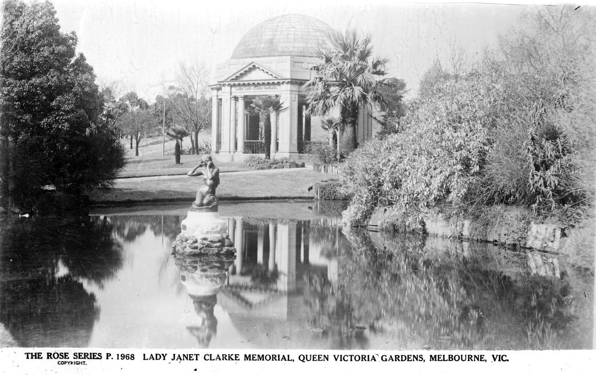 Lady Janet Clarke Memorial, Queen Victoria's Gardens, Melbourne, Vic (1920–54)