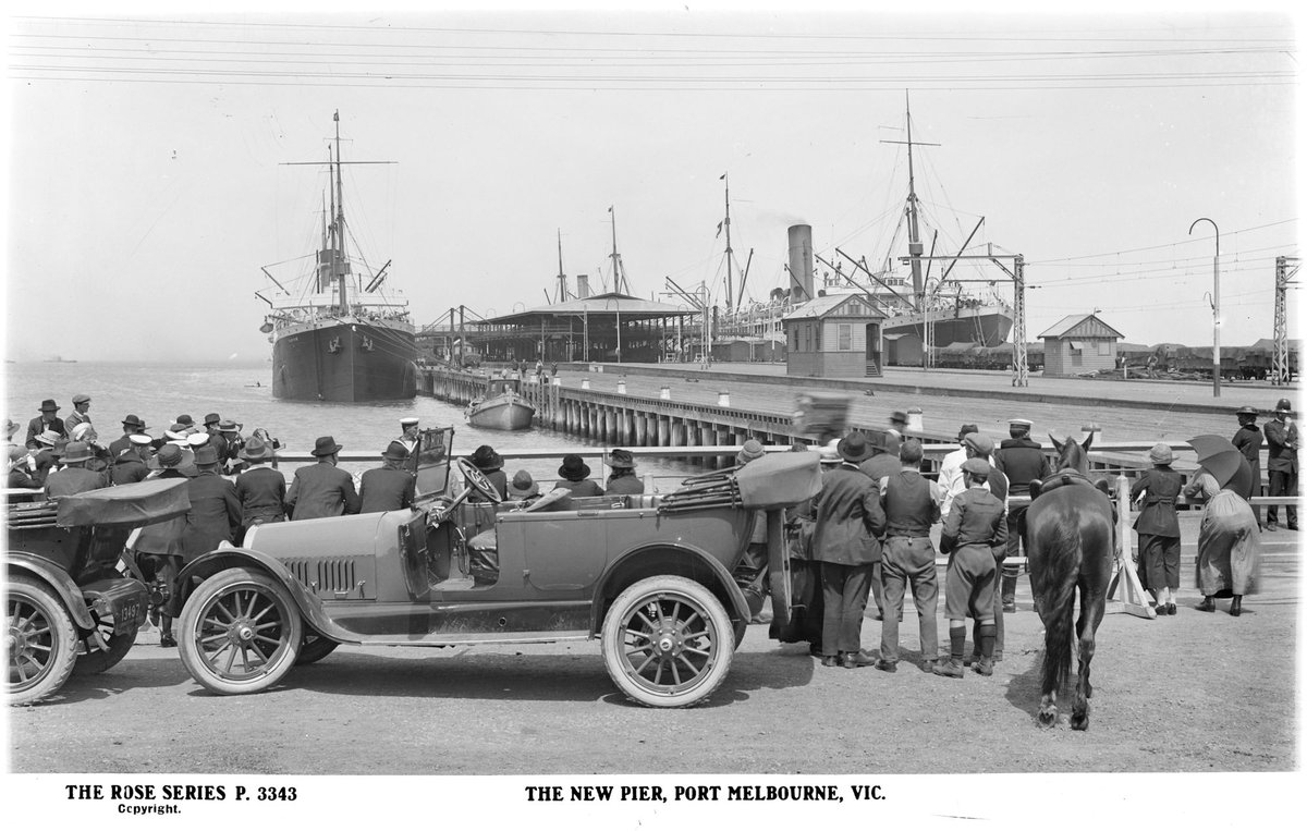 The New Pier, Port Melbourne, Vic (1920–54)
