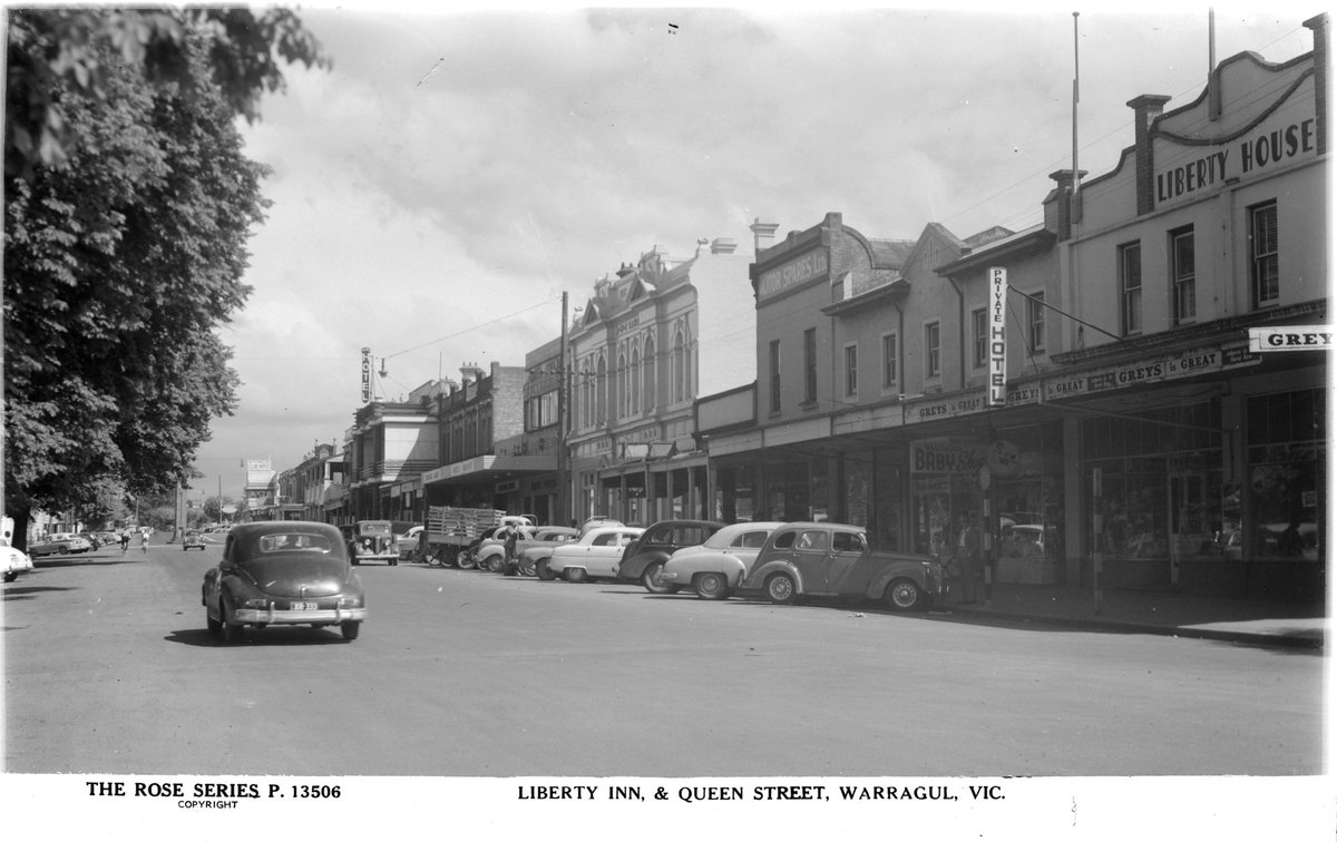 LIBERTY INN, & QUEEN STREET, WARRAGUL, VIC, Melbourne City (1920–54)