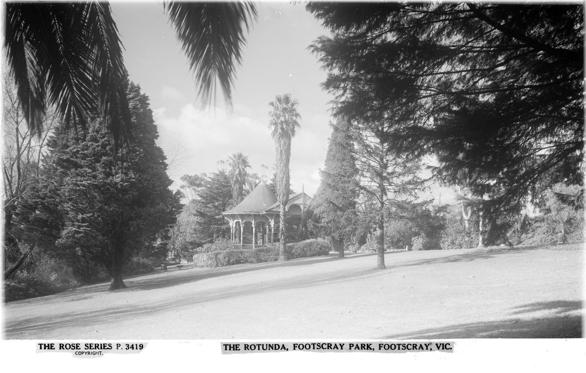 The Rotunda, Footscray Park, Footscray, Vic (1920–54)