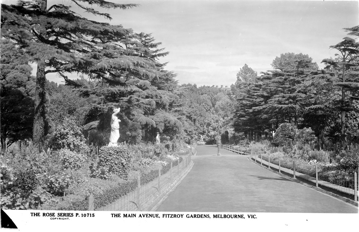 THE MAIN AVENUE, FITZROY GARDENS, MELBOURNE, VIC, East Melbourne (1920–54)